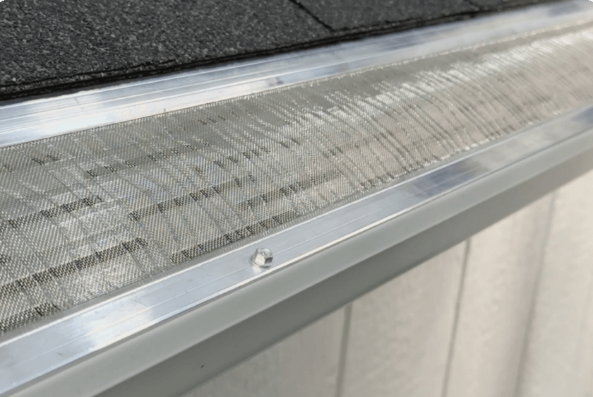 Stainless steel roof gutter guard from LeafBlaster Pro